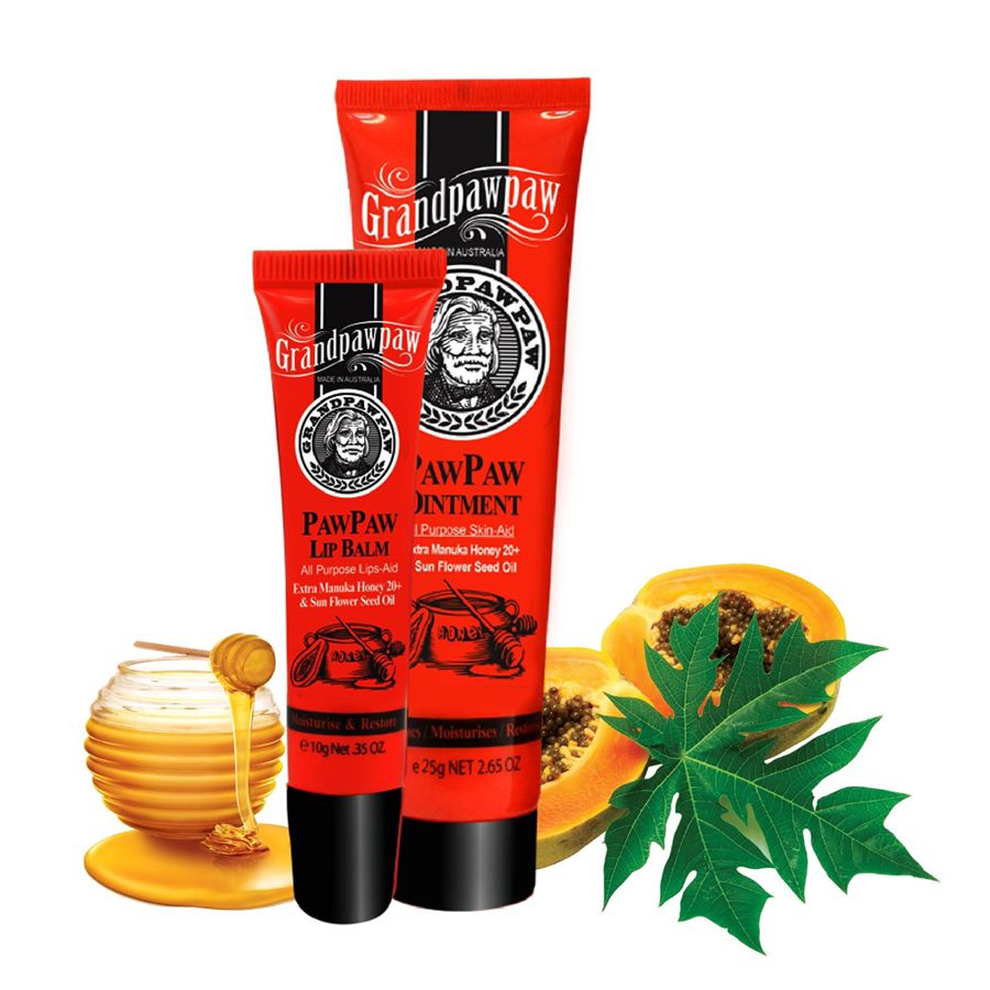 Kem và son dưỡng đa năng Pawpaw Lip Balm 10g,  Pawpaw Ointment 25g của Úc