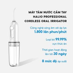 Máy tăm nước cầm tay Halio Professional Cordless Oral Irrigator