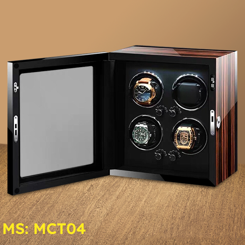 Hộp 4 đồng hồ cơ xoay MQC4