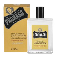 Dưỡng Da Sau Cạo Proraso Aftershave Balm Wood & Spice (Acohol Free) 100ml