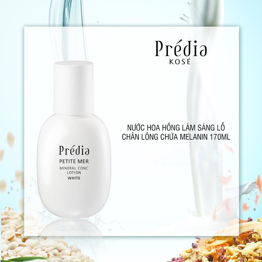 Lotion làm trắng sáng da Kosé Prédia Petite Mer White Mineral Conc Lotion White 170ml