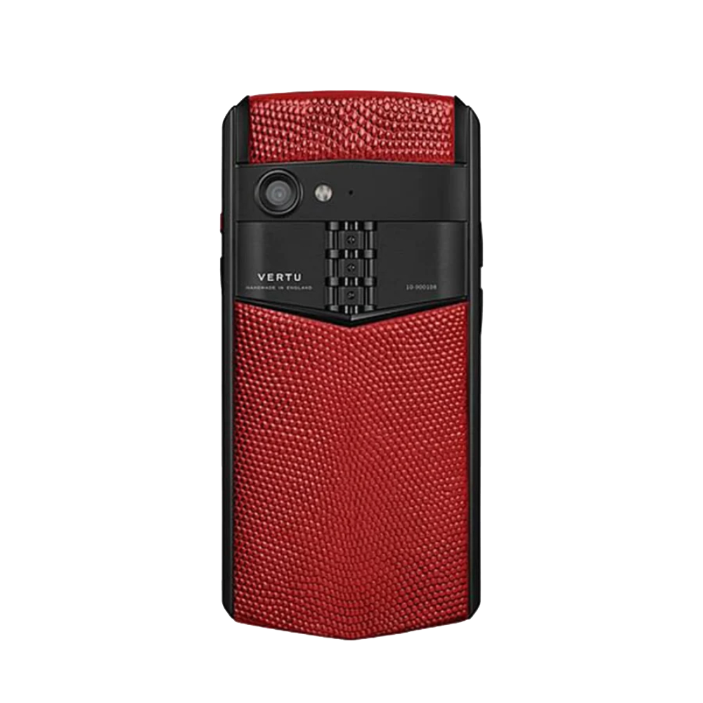 Aster P Gothic Lizardskin Phone - Chinese Red