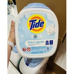 Bình 152 viên giặt xả Tide Pods Free & Gentle