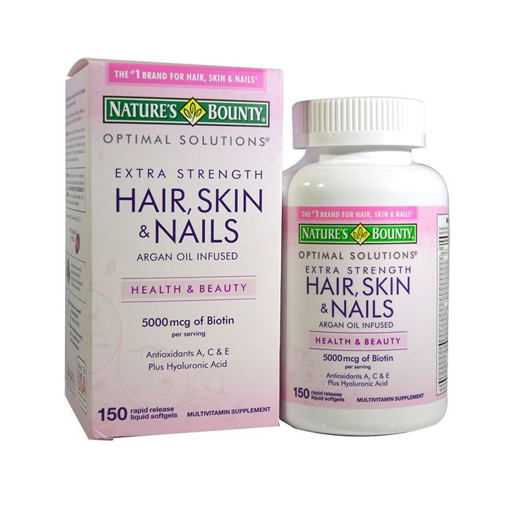 Viên uống đẹp da tóc móng Hair Skin Nail Nature's Bounty của Mỹ – TIẾN THÀNH BEAUTY Viên uống đẹp da tóc móng Hair Skin Nail Nature's Bounty của Mỹ – TIẾN THÀNH BEAUTY