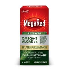 Dầu cá MegaRed advanced Omega 3 Algae oil 50 viên của Mỹ