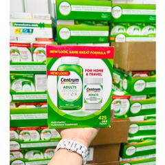 Centrum Adults bổ sung đa vitamin cho người lớn dưới 50 tuổi hộp 425 viên của Mỹ
