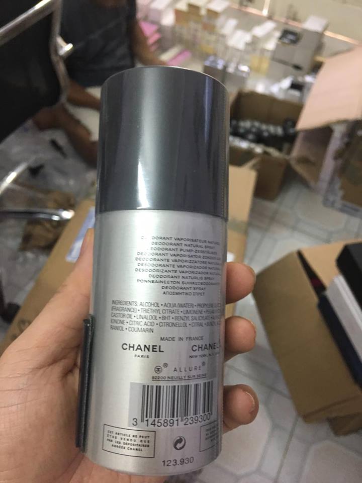Xịt Khử Mùi Nước Hoa Nam Chanel Allure Homme Sport Deodorant 100ml – TIẾN  THÀNH BEAUTY