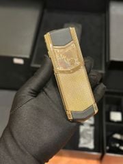 Vertu Signature S clous de pari gold Máy đẹp 99%