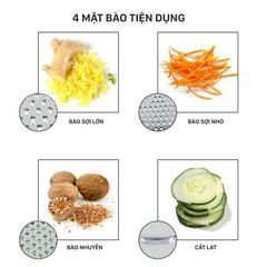 Bộ Dụng Cụ Bào Và Gọt Rau Củ Đa Năng Benchusch
