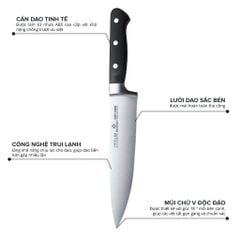 Dao Đầu Bếp Benchusch 8 Inch - Thép Carbon Đức