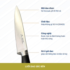 Dao Gọt Hoa Quả Đa Năng Benchusch 5 Inch - Dòng Utility - Solution Series