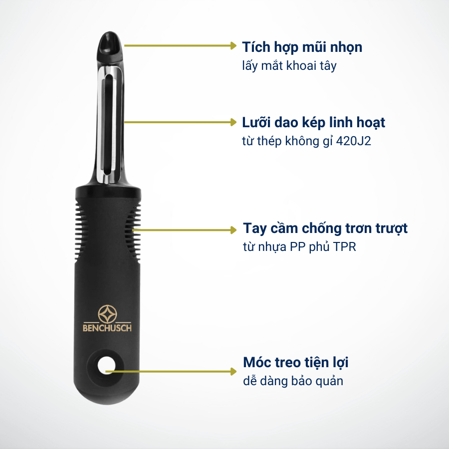 Dụng Cụ Bào Gọt Rau Củ Đa Năng Benchusch