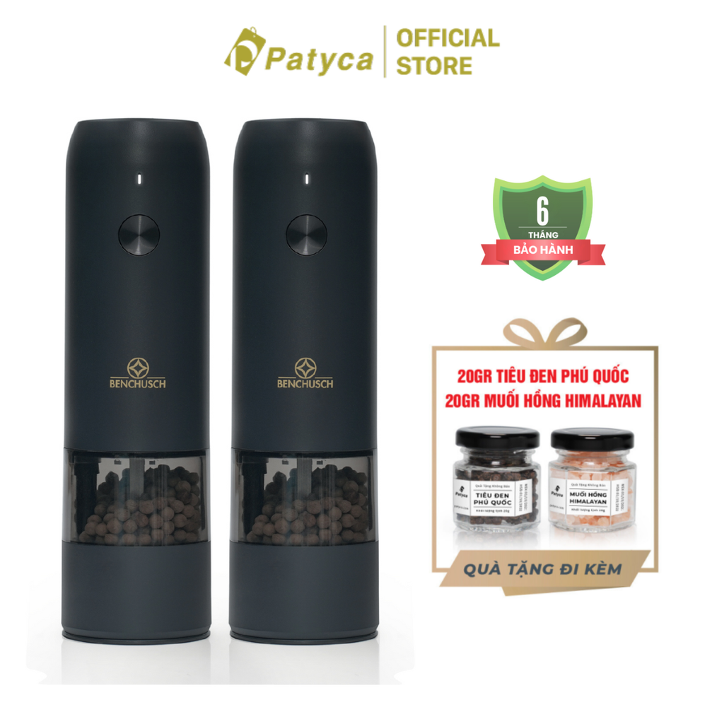 Combo 2 Máy Xay Tiêu Tự Động Bằng Điện Benchusch