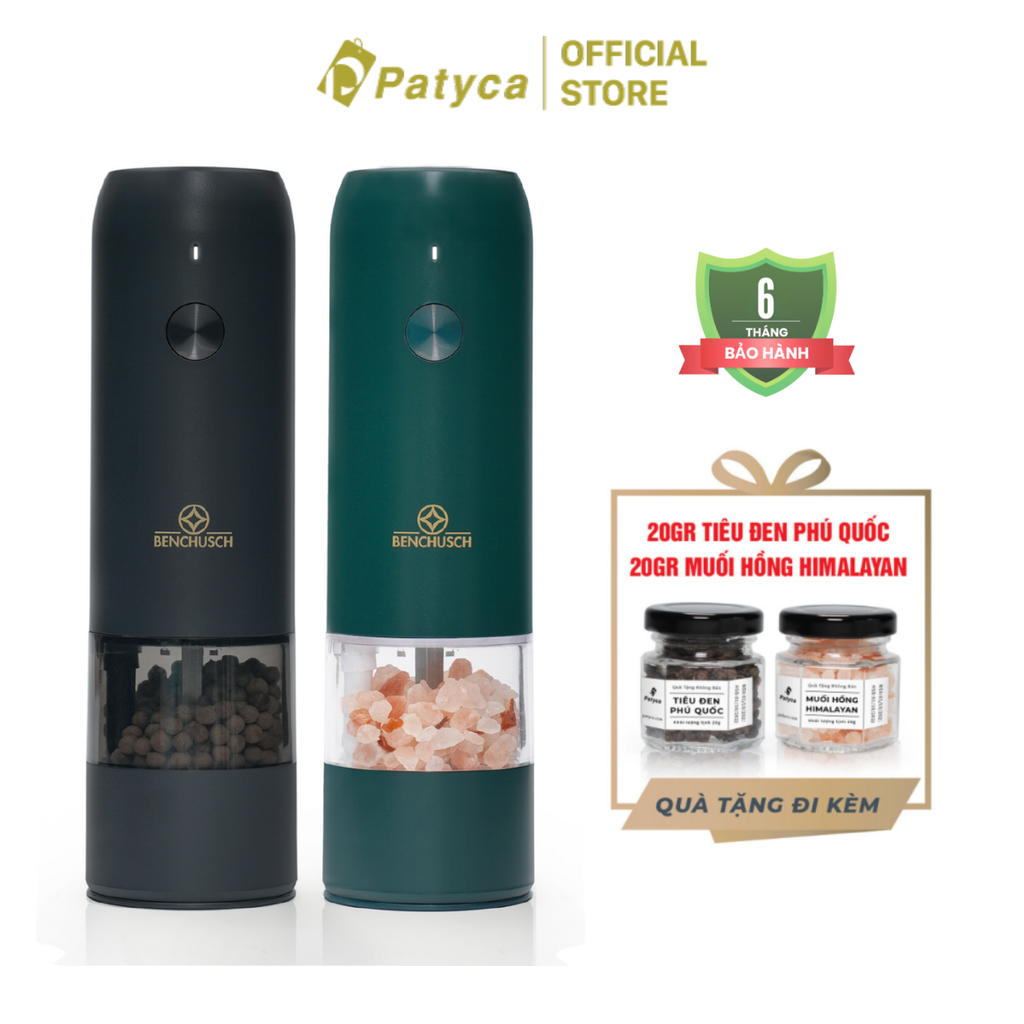 Combo 2 Máy Xay Tiêu Tự Động Bằng Điện Benchusch