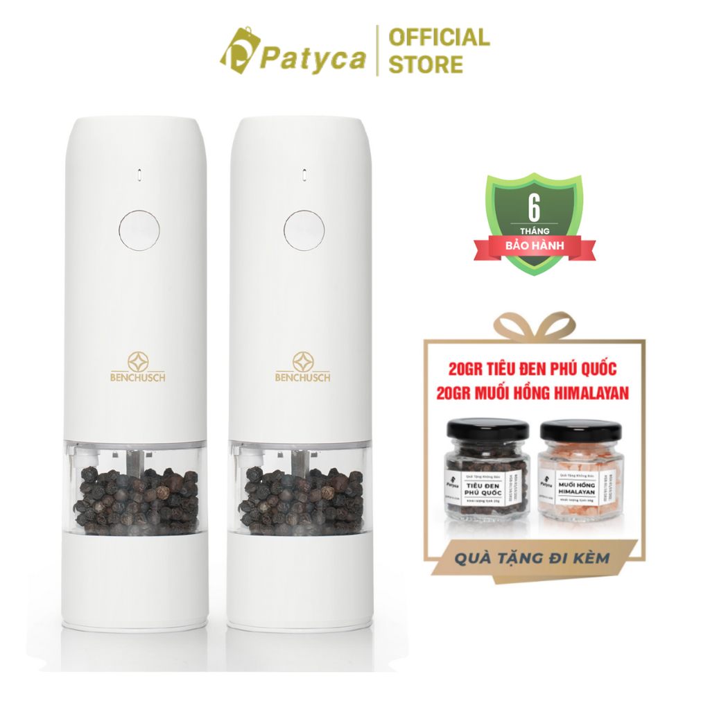 Combo 2 Máy Xay Tiêu Tự Động Bằng Điện Benchusch