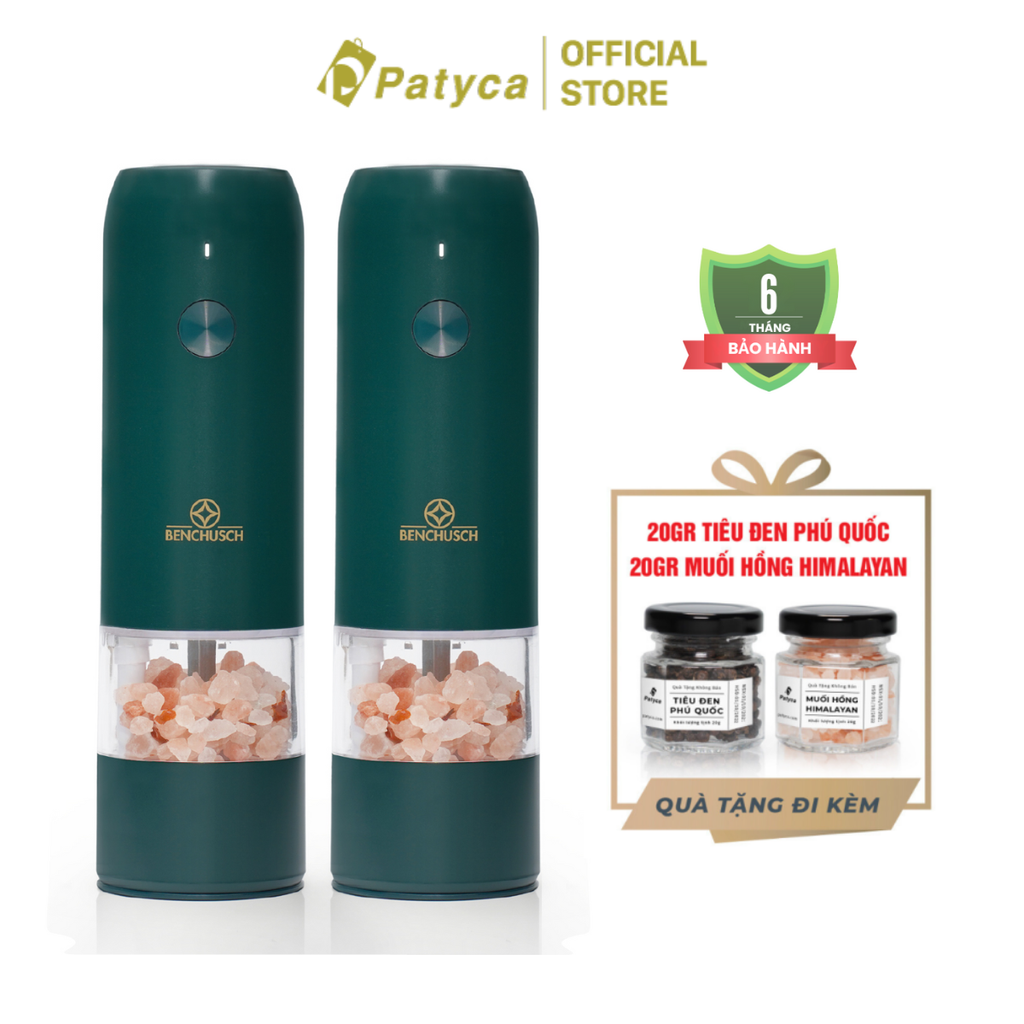 Combo 2 Máy Xay Tiêu Tự Động Bằng Điện Benchusch