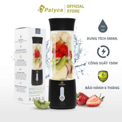 Máy Xay Sinh Tố Cầm Tay Benchusch PB801 - 500ml - 150W - Pin Sạc 4000mAh - Hàng Chính Hãng