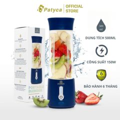 Máy Xay Sinh Tố Cầm Tay Benchusch PB801 - 500ml - 150W - Pin Sạc 4000mAh - Hàng Chính Hãng