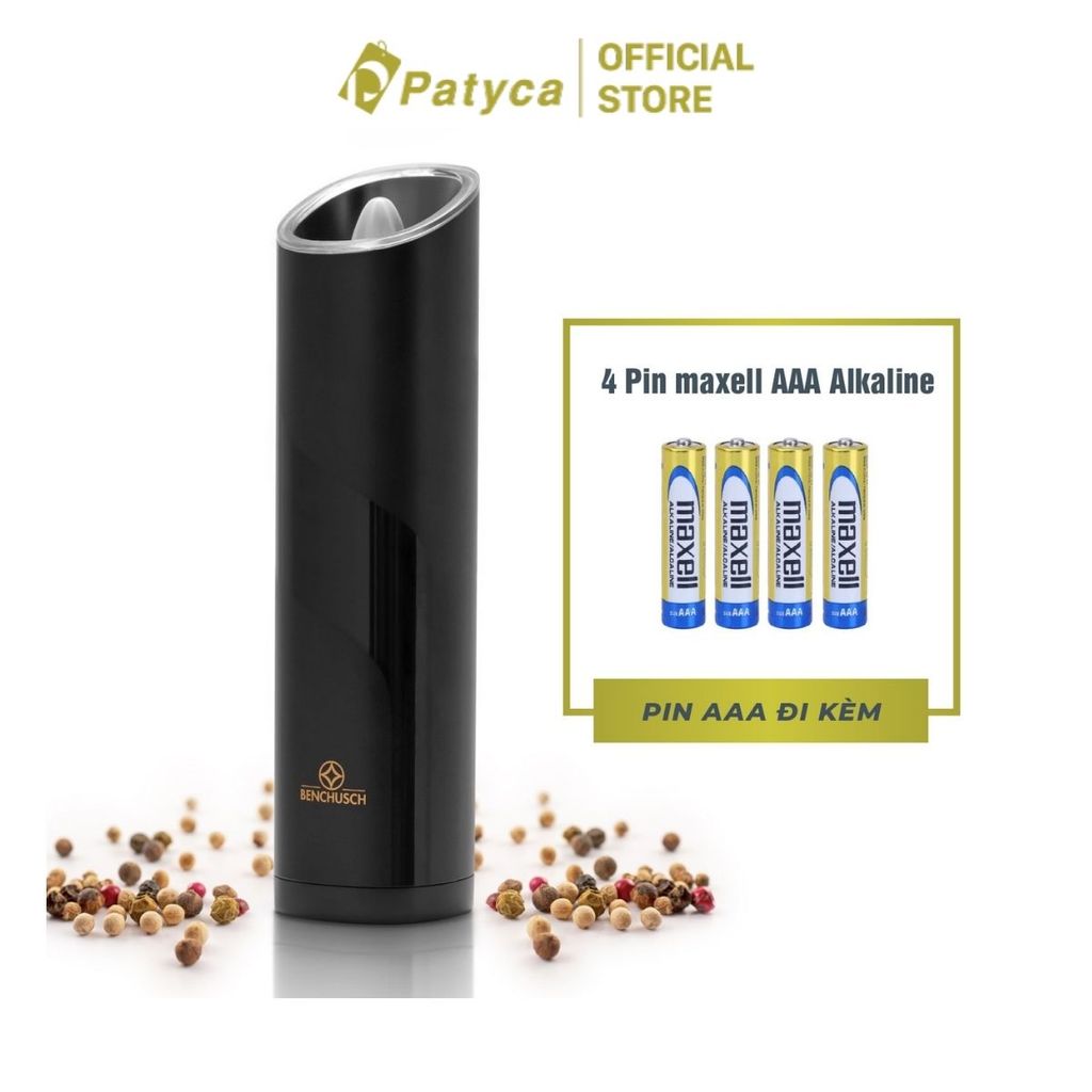 Máy Xay Tiêu Bằng Pin Tự Động Benchusch - 4 Pin