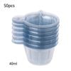 Bộ 50 cốc nhựa mini pha resin có tay cầm