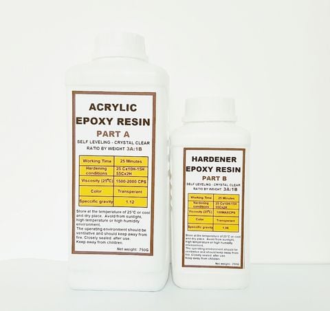  Acryic Epoxy Resin Trong suốt  R79AB Loại 2 (1kg) 