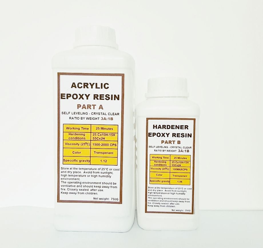 Acryic Epoxy Resin Trong suốt  R79AB Loại 2 (1kg)