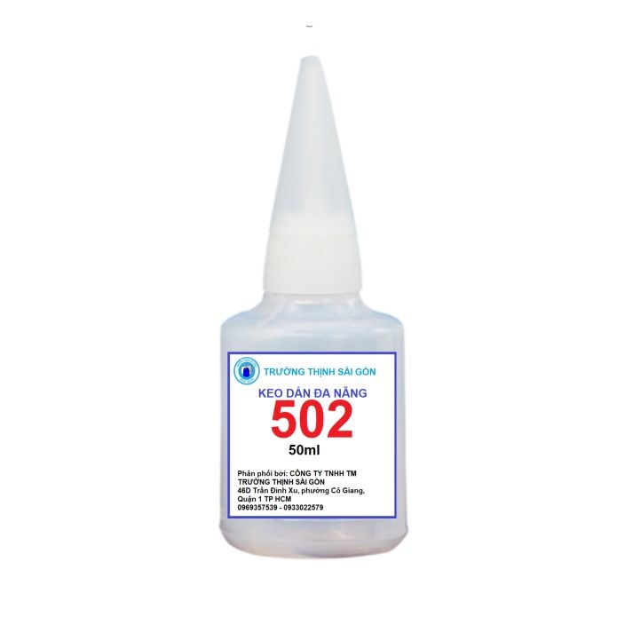 Keo 502 dán đa năng chai 50ml