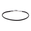 Vòng đeo tay da xỏ hạt charm