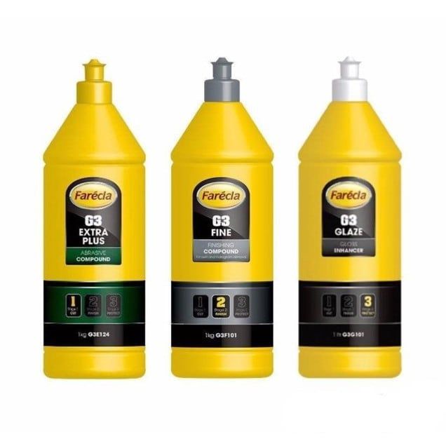 Bộ Sản Phẩm Đánh Bóng Epoxy Hoàn Thiện 3 Bước Farecla