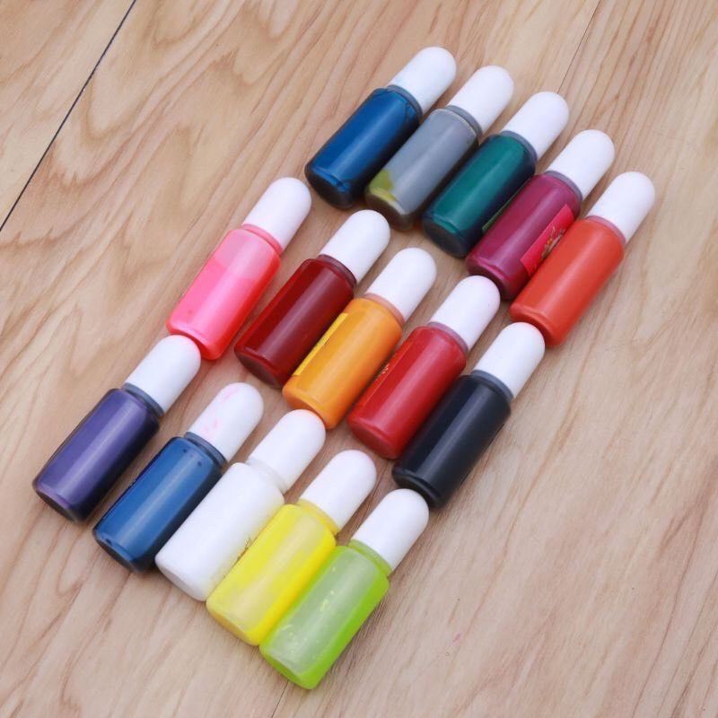 Màu pha Resin 10ml màu trong