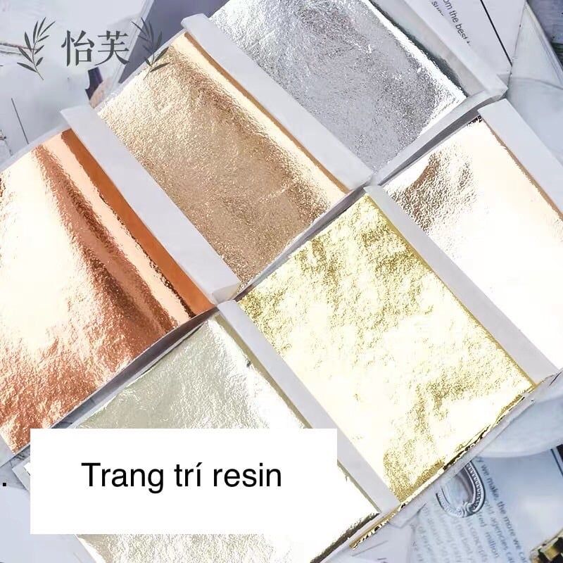 Màu pha resin Bộ 20 tấm kim loại miếng đúc sản phẩm epoxy resin