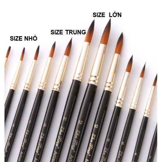 Cọ vẽ sơn đầu nhọn