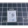 Khuôn silicone móc khóa resin hình cá heo mini