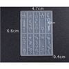 Khuôn resin ngọc bội thanh mini