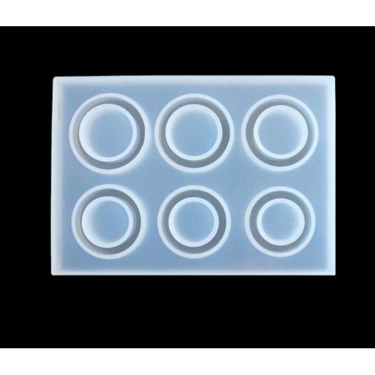 Khuôn nhẫn resin bảng vuông 6 size