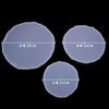 Khuôn silicone đúc keo resin làm khay trà bánh 3 tầng.