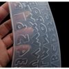 Khuôn silicone đúc chữ mẫu 2