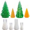 Khuôn silicone hình cây thông giáng sinh trang trí noel làm đèn led