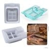 Khuôn resin làm gạt tàn hình chữ nhật khuôn silicone