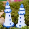 Mô hình ngọn đèn hải đăng mini trang trí tiểu cảnh