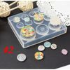 Khuôn Silicone đổ mặt dây chuyền Resin