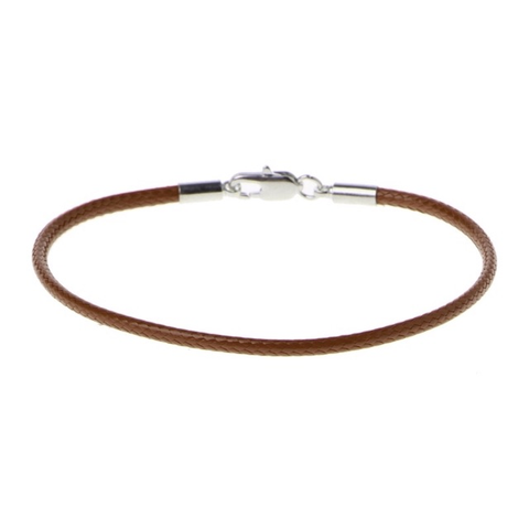  Vòng đeo tay da xỏ hạt charm 