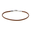 Vòng đeo tay da xỏ hạt charm