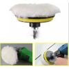 Bộ phớt lông cừu đánh bóng ô tô 7 inch 18cm kèm đinh chuyển đổi