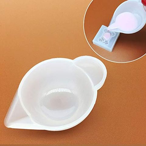  Cốc đong 10ml bằng silicone dẻo tái sử dụng 