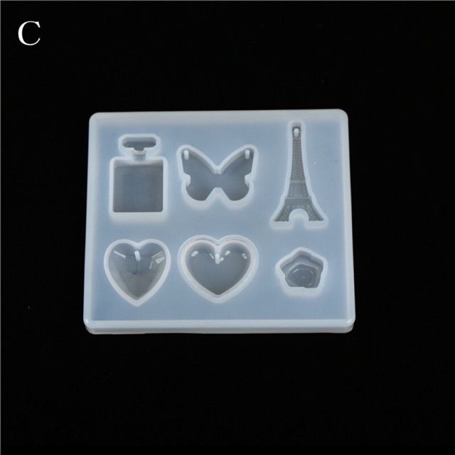 Khuôn resin đúc mặt dây chuyền kiểu Paris