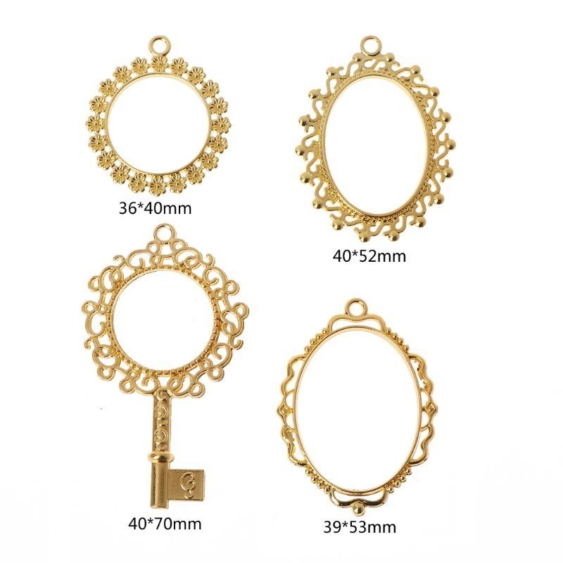 2 Khung kim loại đổ resin kiểu vintage