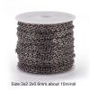 Cuộn 10m dây hợp kim mạ màu bạc trắng 925 làm trang sức handmade