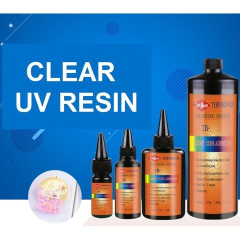  Keo UV RESIN TOPBOND Trong Suốt Loại Cứng 1Kg 