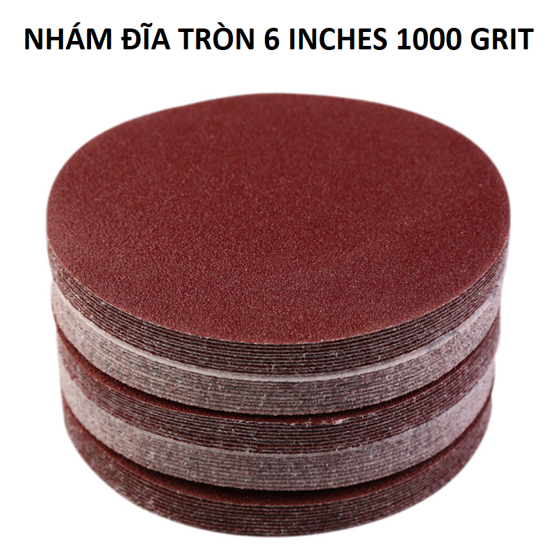 Nhám đĩa tròn 6 inches ( 150mm ) 1000 Grit ( Taiwan )